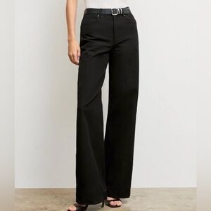 M.M.Lafleur - women’s The Milo wide leg black jean eco better than denim pants 2
